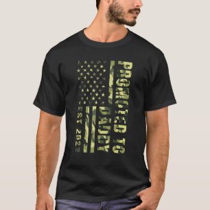 Camiseta Promocionado A Daddy 2022 Padres De Camo De Bander