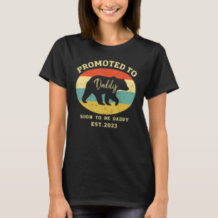 Camiseta Promocionado A Daddy Bear Pronto Será Papi Est 202