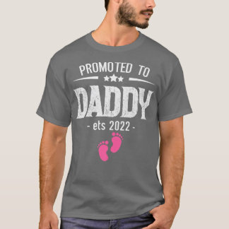 Camiseta Promocionado A Daddy Est 2022 Invitación Nuevo Fa