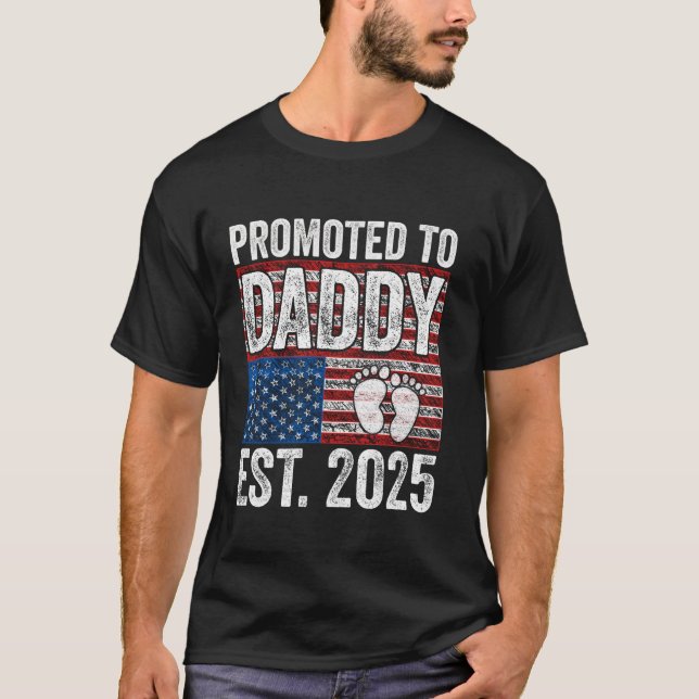 Camiseta Promocionado a Daddy Est 2025: Faute estadounidens (Anverso)