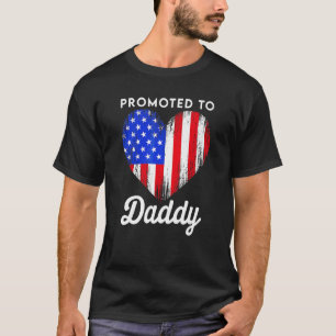 Camiseta Promocionado A Daddy Heart Us Flag Padres Por Prim