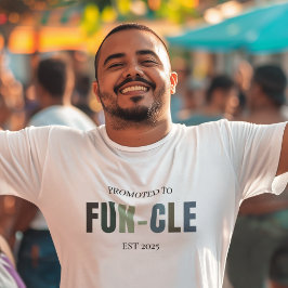 Camiseta Promocionado a FUN-CLE EST 2025 | El nuevo tío gra