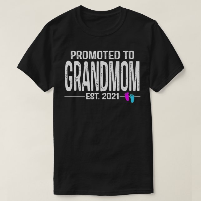 Camiseta Promocionado A Grandmom (Diseño del anverso)