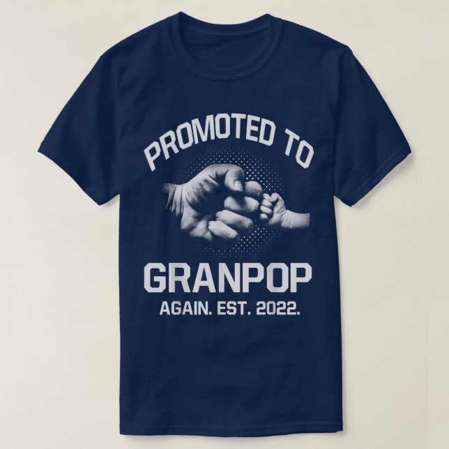 Camiseta Promocionado A Granpop De Nuevo Navidades EST 2022 (Diseño del anverso)
