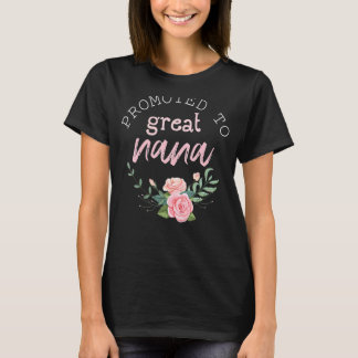 Camiseta Promocionado A La Abuela Primera Vez Nana Pregnanc