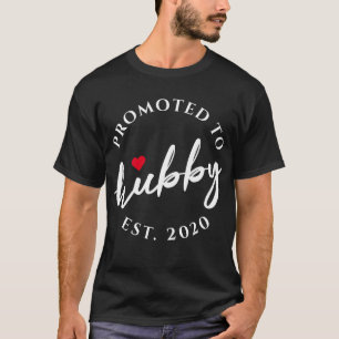 Camiseta Promocionado a la caligrafía hubby