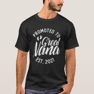 Camiseta Promocionado a la gran abuela de Nana 2021, bebé g