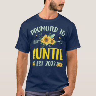 Camiseta Promocionado a la tía Est 2022 Sunflower por prime