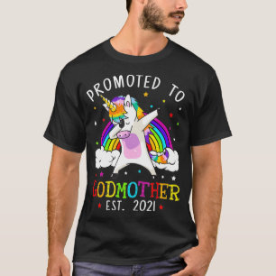 Camiseta Promocionado A Los Regalos De Unicornio De Madrina