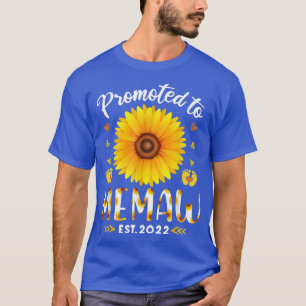 Camiseta Promocionado A Memaw Est 2022 Sunflowers New Memaw