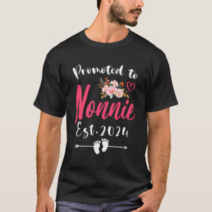 Camiseta Promocionado A Nonnie 2024 Cute Flower Family Baby
