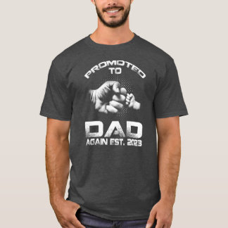 Camiseta Promocionado A Papá De Nuevo El Día De Los Padres