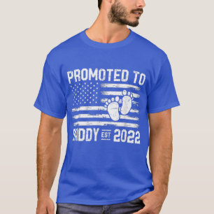 Camiseta Promocionado a Papi 2022 por primera vez Día del P