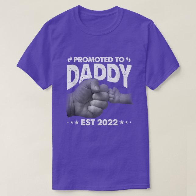 Camiseta Promocionado a Papi 2022 regalo divertido para los (Diseño del anverso)