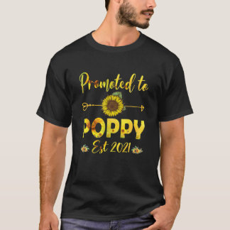 Camiseta Promocionado A Poppy Est 2021 Sunflower