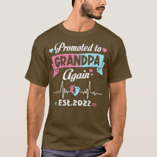 Camiseta Promocionado Al Abuelo De Nuevo Este 2022 Embarazo
