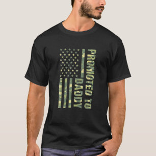 Camiseta Promocionado Al Día De Los Padres De La Bandera Es