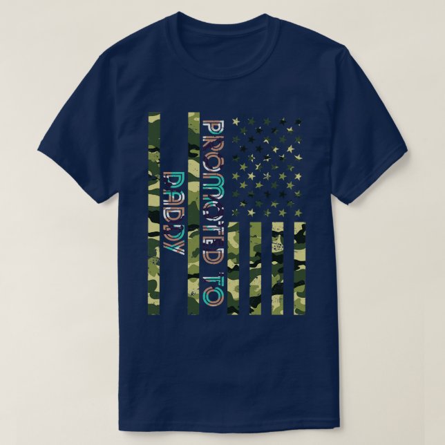 Camiseta Promocionado Al Día De Los Padres Papi (Diseño del anverso)
