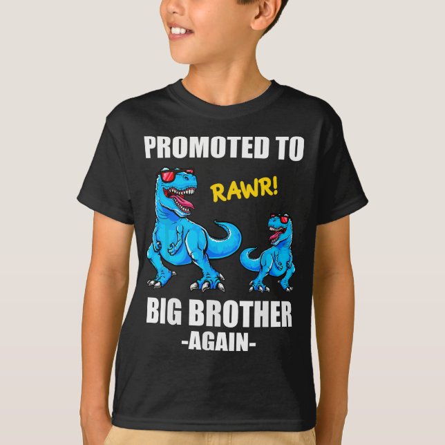 Camiseta Promocionado Al Gran Hermano De Nuevo, Dinosaurio  (Anverso)