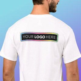 Camiseta promocional personalizada - Logotipo en l