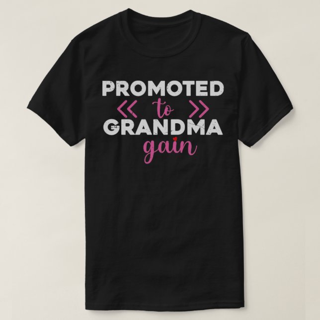 Camiseta Promocionan a la abuela de nuevo, nuevas madres na (Diseño del anverso)