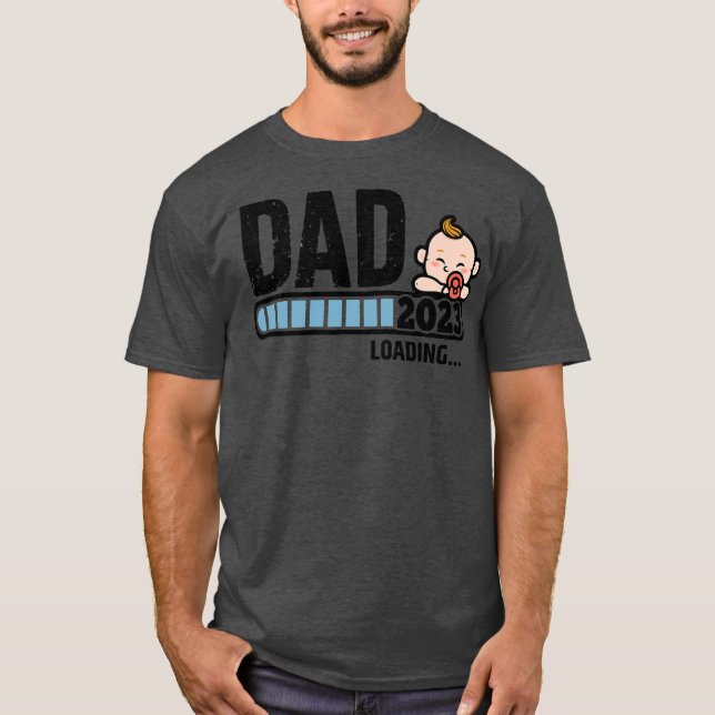 Camiseta Promocionan a papá nuevo por primera vez, papá est (Anverso)