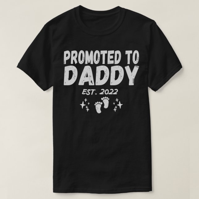Camiseta Promocionan a papi Est 2022 pronto para ser D (Diseño del anverso)