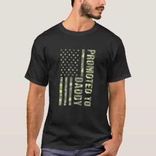 Camiseta Promocionan A Papi Padre Camo De Bandera Estadouni