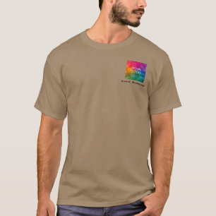 Camiseta Promocionar su logotipo aquí Empleados de negocios