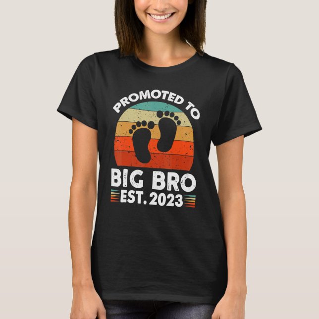 Camiseta Promoted To Big Bro  I'm Going To Be A Big Brother (Anverso)
