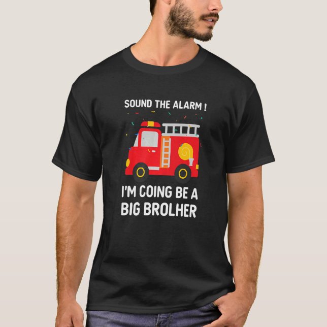 Camiseta Promoted To Big Brother 2023 Boys Sibling Outfits  (Anverso)