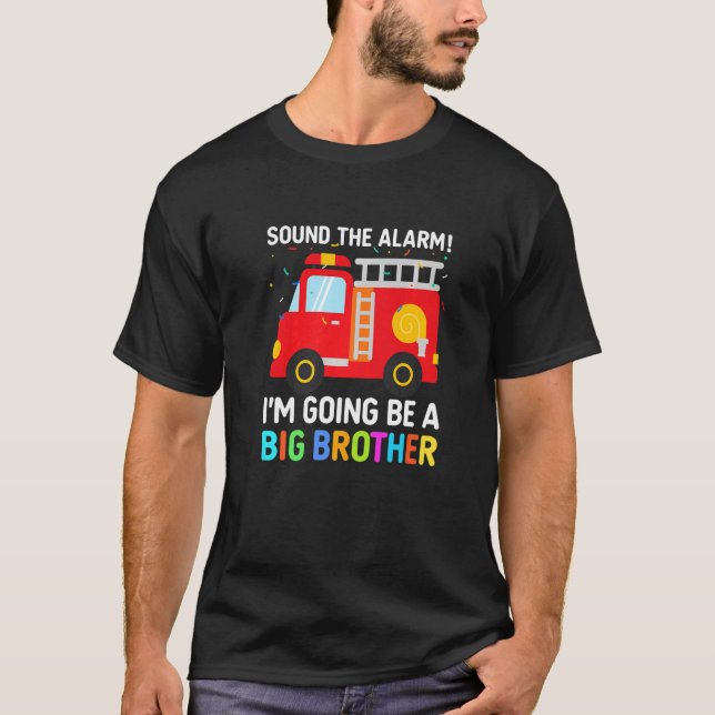 Camiseta Promoted To Big Brother 2023 Boys Sibling Outfits  (Anverso)