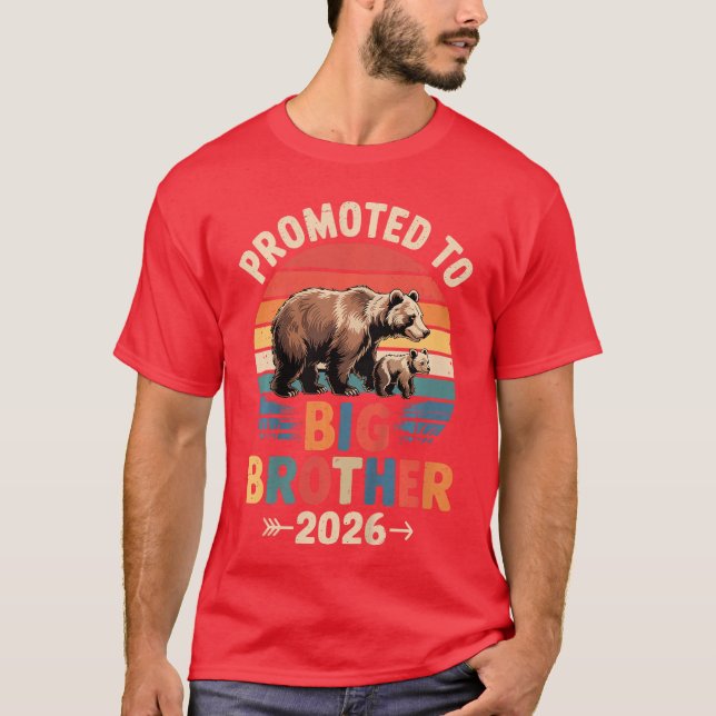 Camiseta Promoted to Big Brother 2026 retro friend (Anverso)