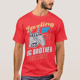 Camiseta Promoted To Big Brother Boys Leveling Up To Big Br
