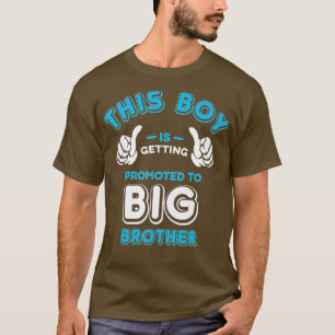 Camiseta Promoted to Big Brother New Baby Announcement Gift