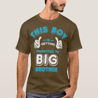 Camiseta Promoted to Big Brother New Baby Announcement Gift