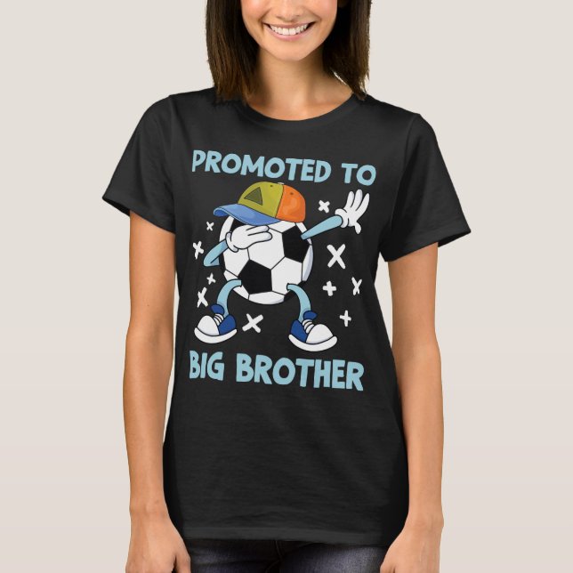 Camiseta Promoted To Big Brother Soccer Design  (Anverso)