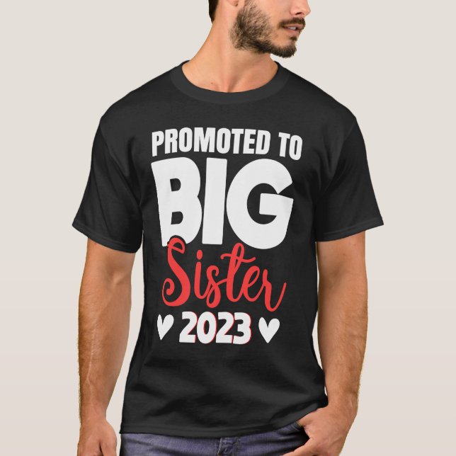 Camiseta Promoted to Big Sister 2023 (Anverso)