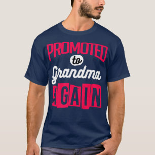 Camiseta Promoted To Grandpa Again Baby Designs For Pregnan