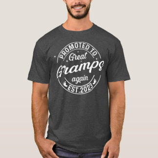 Camiseta Promoted To Great Gramps Again 2023 Soon To Be Pre