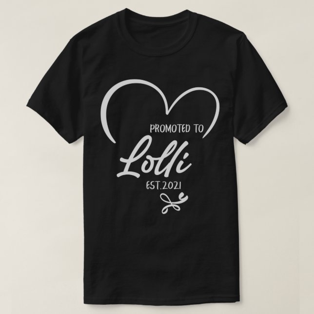 Camiseta Promoted To Lolli Est 2021 New Lolli  (Diseño del anverso)