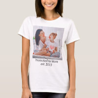 promoted to Mom est.2023 Photo art