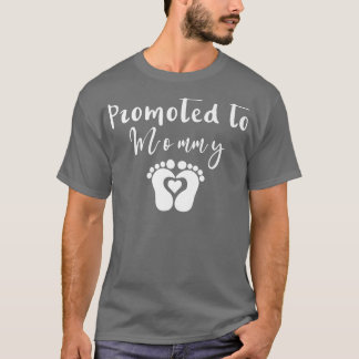 Camiseta Promoted to mommy 2022 Pregnancy Announce