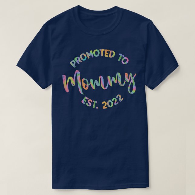 Camiseta Promoted To Mommy 2022  Pregnancy Best Mommy 2022  (Diseño del anverso)