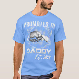 Camiseta Promoted to Soon Est 2023 Funny Pregnancy Announce