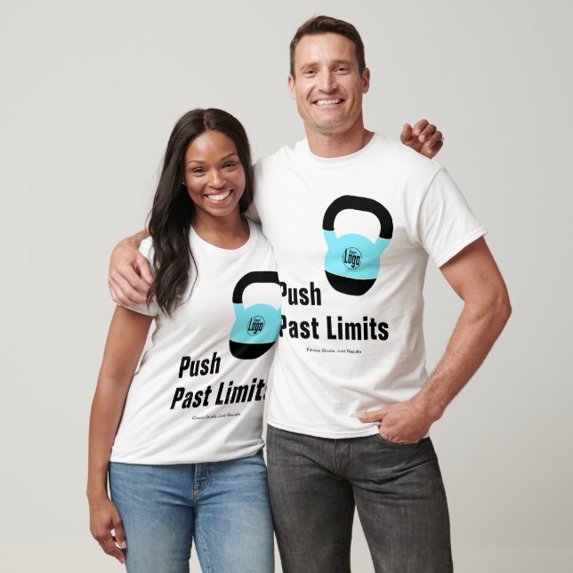 Camiseta Promotional Athlete Kettlebell Push Past Limits (Unisexo)