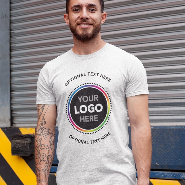 Camiseta Promotional Business Shirt. Logo and Curved Text (Subido por el creador)