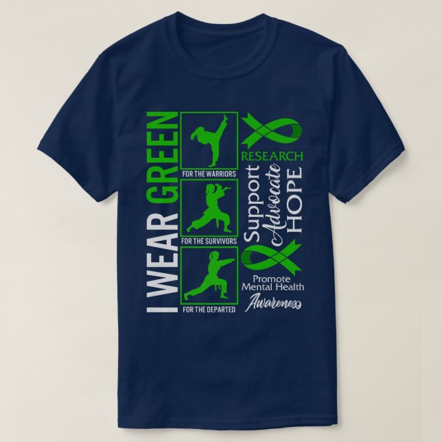 Camiseta Promover la concienciación sobre la salud mental A (Diseño del anverso)