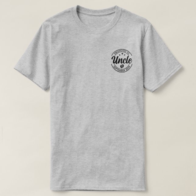 Camiseta Promovida a la Invitación de embarazo del tío Pers (Diseño del anverso)