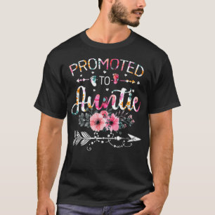 Camiseta Promovida A La Tía 2022 De Las Novedosas Madres